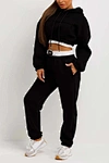 Womens Crop Top Tracksuit